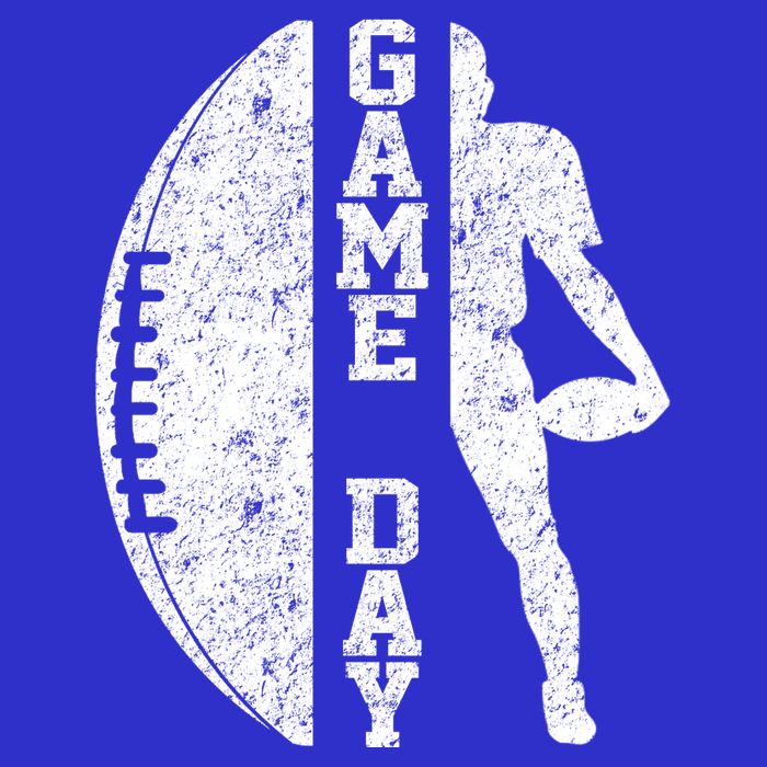 Game Day Football Vintage Sport Womens T-Shirt