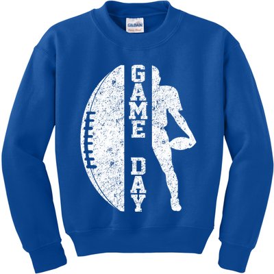 Game Day Football Vintage Sport Kids Sweatshirt