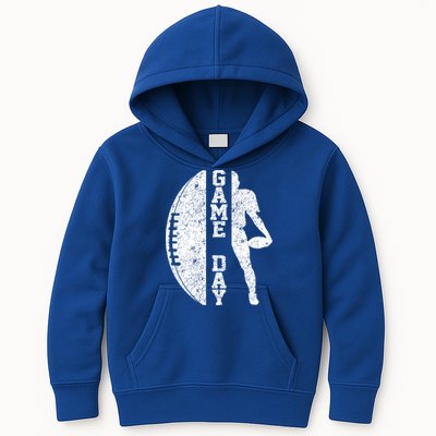 Game Day Football Vintage Sport Kids Hoodie