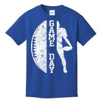 Game Day Football Vintage Sport Kids T-Shirt