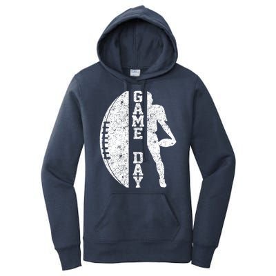 Game Day Football Vintage Sport Women's Pullover Hoodie