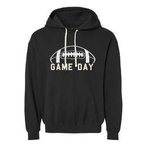 Game Day Football Season Funny Team Sports Garment-Dyed Fleece Hoodie