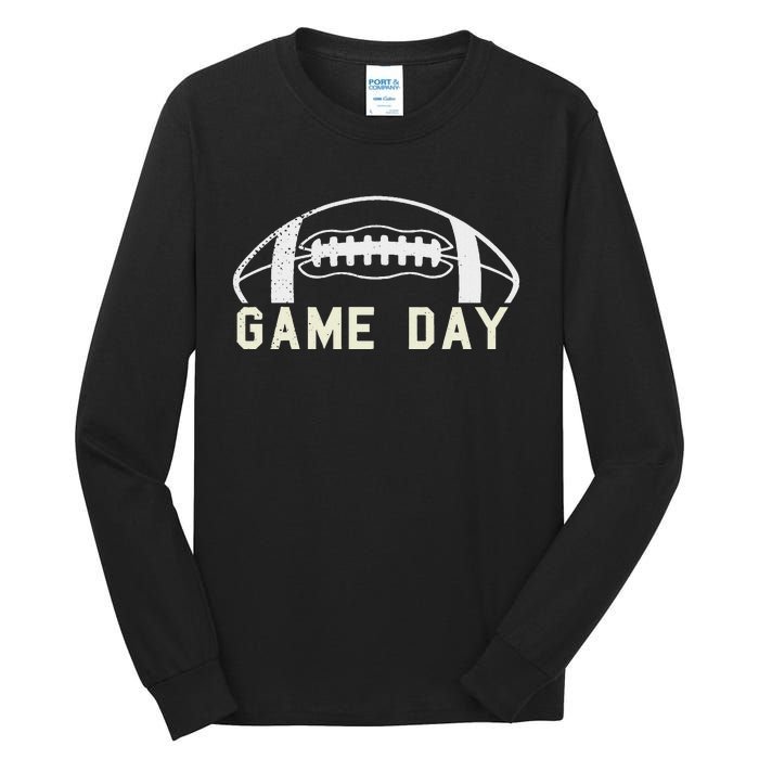 Game Day Football Season Funny Team Sports Tall Long Sleeve T-Shirt