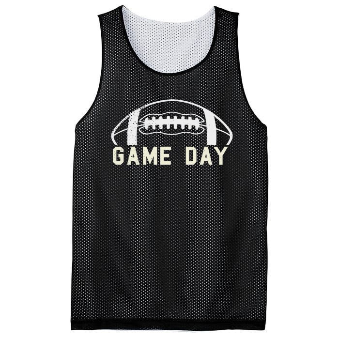 Game Day Football Season Funny Team Sports Mesh Reversible Basketball Jersey Tank