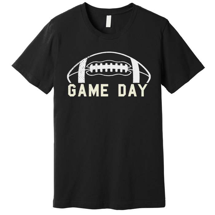 Game Day Football Season Funny Team Sports Premium T-Shirt