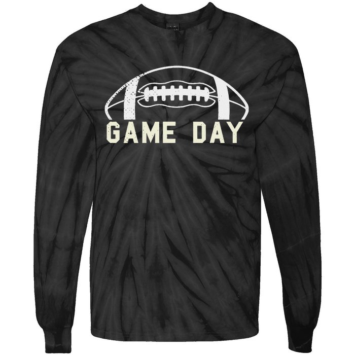 Game Day Football Season Funny Team Sports Tie-Dye Long Sleeve Shirt