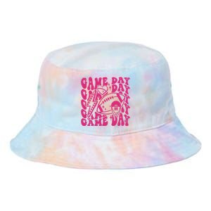 Game Day Football Funny Football Png Touchdown Season Football Fan Tie Dye Newport Bucket Hat