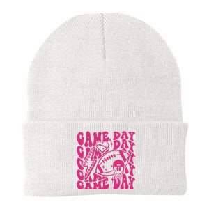 Game Day Football Funny Football Png Touchdown Season Football Fan Knit Cap Winter Beanie