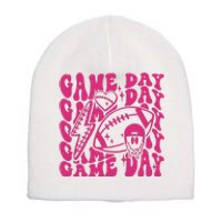 Game Day Football Funny Football Png Touchdown Season Football Fan Short Acrylic Beanie