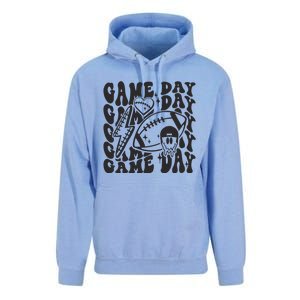 Game Day Football Funny Football Png Touchdown Season Football Fan Unisex Surf Hoodie