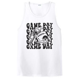 Game Day Football Funny Football Png Touchdown Season Football Fan PosiCharge Competitor Tank