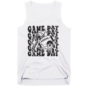 Game Day Football Funny Football Png Touchdown Season Football Fan Tank Top