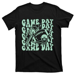 Game Day Football Funny Football Png Touchdown Season Football Fan T-Shirt