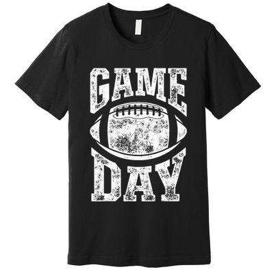 Game Day Football Season Team Sports Vintage Premium T-Shirt