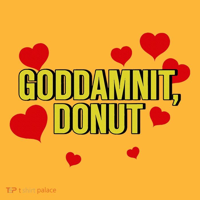 Goddamnit Donut Funny Donut Lover Pom Pom 12in Knit Beanie