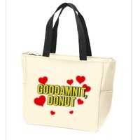 Goddamnit Donut Funny Donut Lover Zip Tote Bag