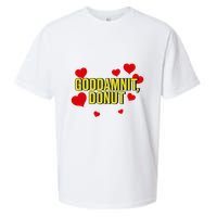 Goddamnit Donut Funny Donut Lover Sueded Cloud Jersey T-Shirt