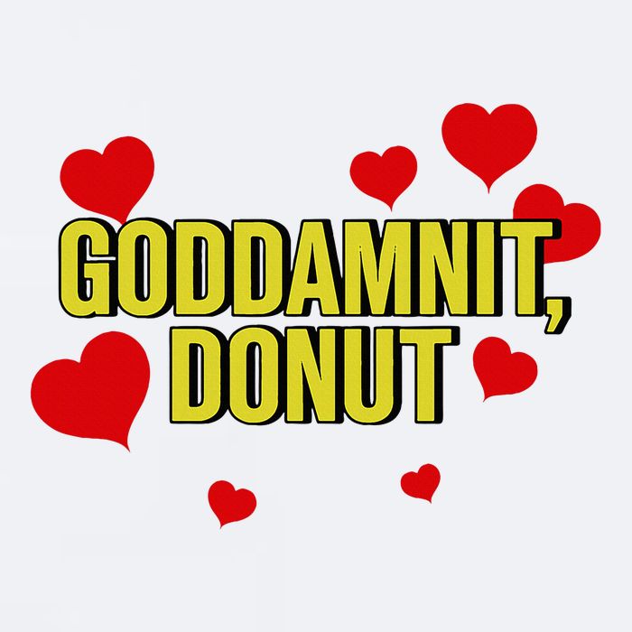 Goddamnit Donut Funny Donut Lover Sueded Cloud Jersey T-Shirt