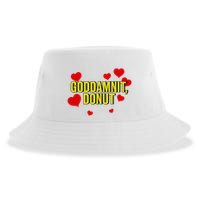 Goddamnit Donut Funny Donut Lover Sustainable Bucket Hat