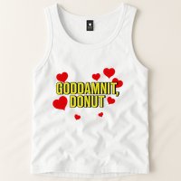 Goddamnit Donut Funny Donut Lover Tank Top