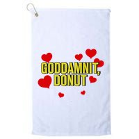 Goddamnit Donut Funny Donut Lover Golf Towel