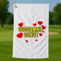Goddamnit Donut Funny Donut Lover Golf Towel