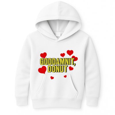Goddamnit Donut Funny Donut Lover Kids Hoodie