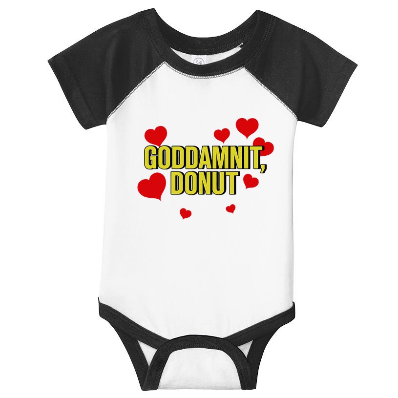 Goddamnit Donut Funny Donut Lover Infant Baby Jersey Bodysuit
