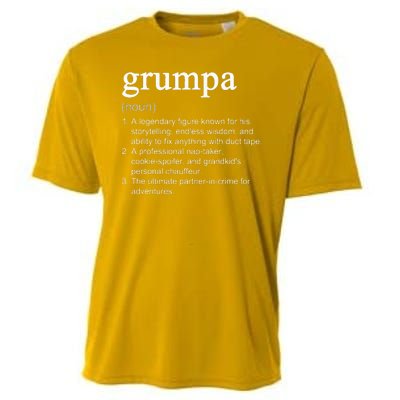 Grumpa Definition Funny Cool Cooling Performance Crew T-Shirt