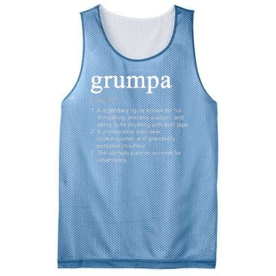 Grumpa Definition Funny Cool Mesh Reversible Basketball Jersey Tank