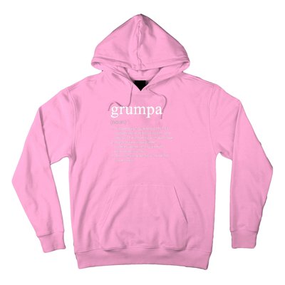 Grumpa Definition Funny Cool Hoodie