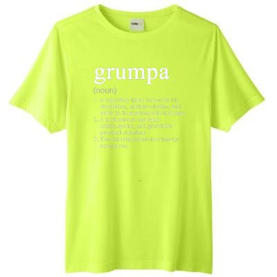 Grumpa Definition Funny Cool Tall Fusion ChromaSoft Performance T-Shirt