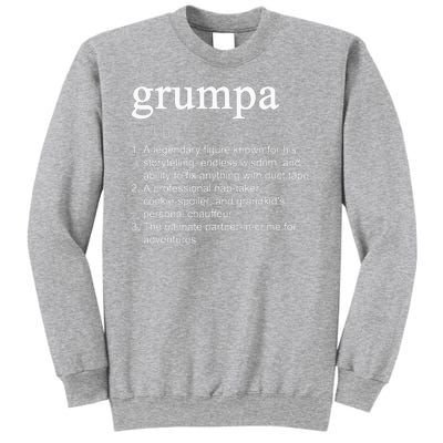 Grumpa Definition Funny Cool Sweatshirt