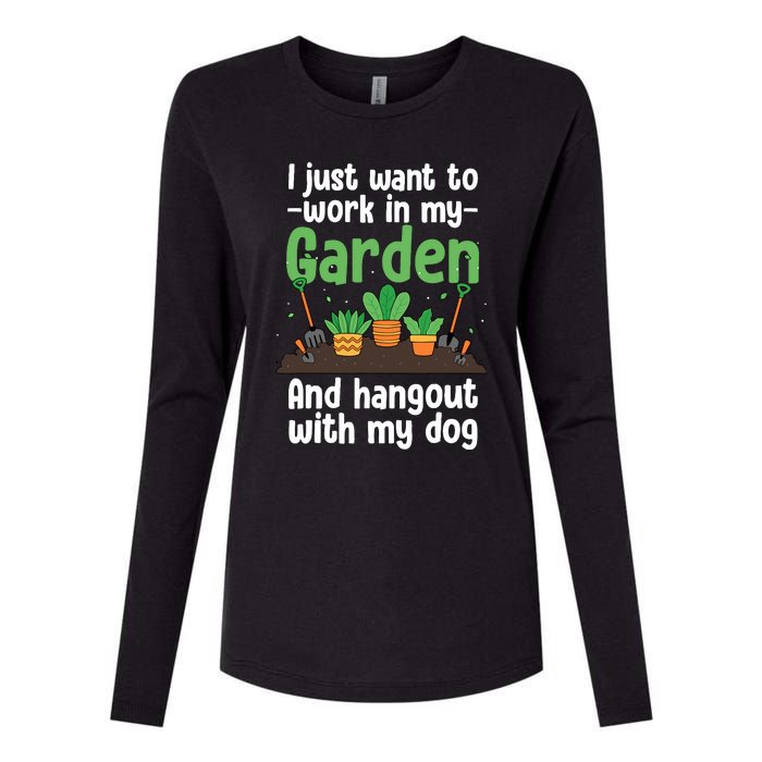 Gardening Design For Plant Lover Florist Gardener Womens Cotton Relaxed Long Sleeve T-Shirt