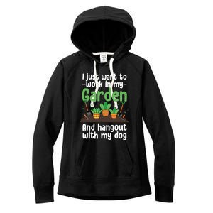 Gardening Design For Plant Lover Florist Gardener Women's Fleece Hoodie