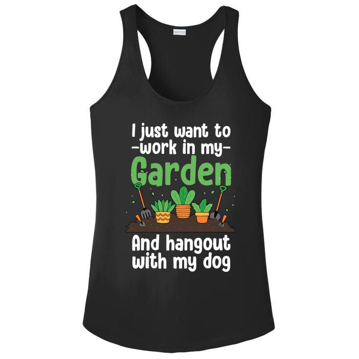 Gardening Design For Plant Lover Florist Gardener Ladies PosiCharge Competitor Racerback Tank