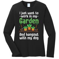 Gardening Design For Plant Lover Florist Gardener Ladies Long Sleeve Shirt