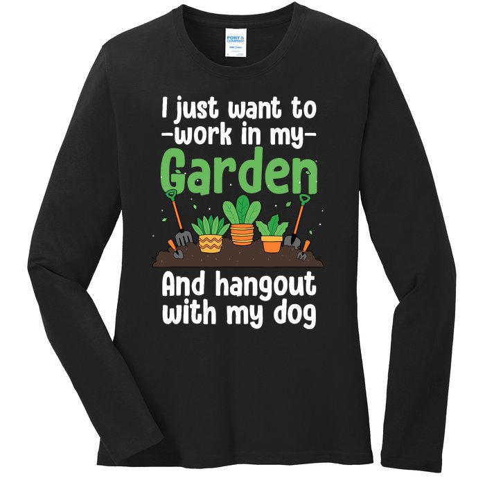 Gardening Design For Plant Lover Florist Gardener Ladies Long Sleeve Shirt