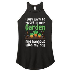 Gardening Design For Plant Lover Florist Gardener Women's Perfect Tri Rocker Tank