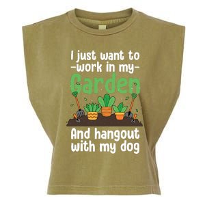 Gardening Design For Plant Lover Florist Gardener Garment-Dyed Women's Muscle Tee