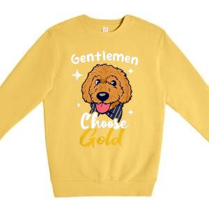 Goldendoodle Dood Funny Doodle Dog Golden Doodle Premium Crewneck Sweatshirt