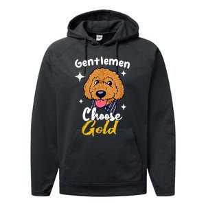 Goldendoodle Dood Funny Doodle Dog Golden Doodle Performance Fleece Hoodie