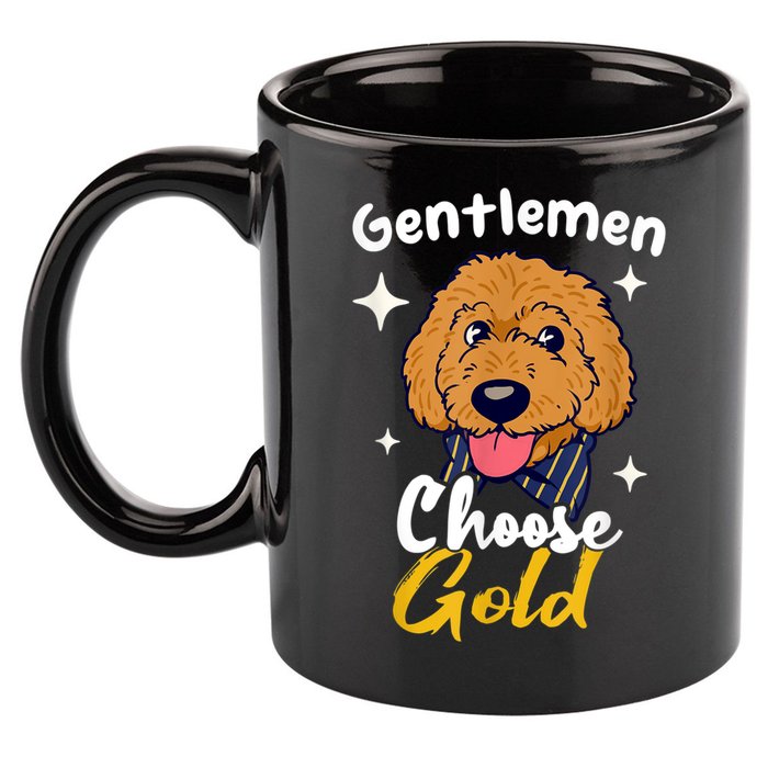 Goldendoodle Dood Funny Doodle Dog Golden Doodle 11oz C Handle Ceramic Mug