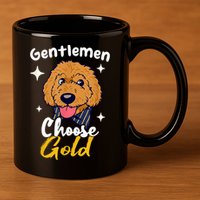 Goldendoodle Dood Funny Doodle Dog Golden Doodle 11oz C Handle Ceramic Mug