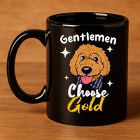 Goldendoodle Dood Funny Doodle Dog Golden Doodle 11oz C Handle Ceramic Mug