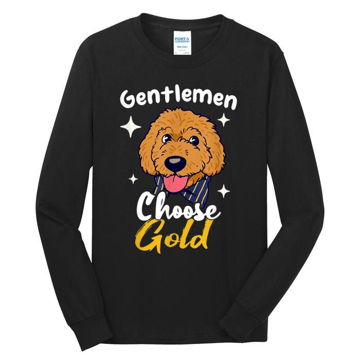 Goldendoodle Dood Funny Doodle Dog Golden Doodle Tall Long Sleeve T-Shirt