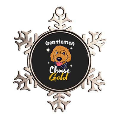 Goldendoodle Dood Funny Doodle Dog Golden Doodle Metallic Star Ornament