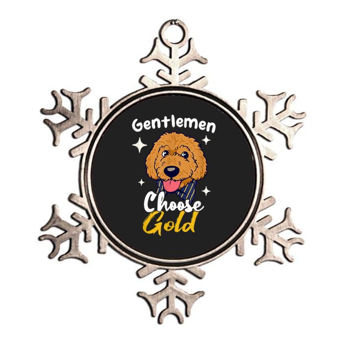 Goldendoodle Dood Funny Doodle Dog Golden Doodle Metallic Star Ornament