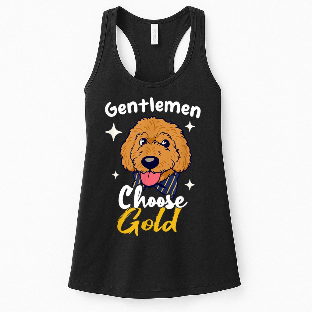 Goldendoodle Dood Funny Doodle Dog Golden Doodle Womens Tank Top