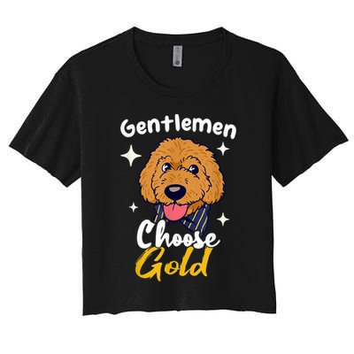 Goldendoodle Dood Funny Doodle Dog Golden Doodle Crop Top